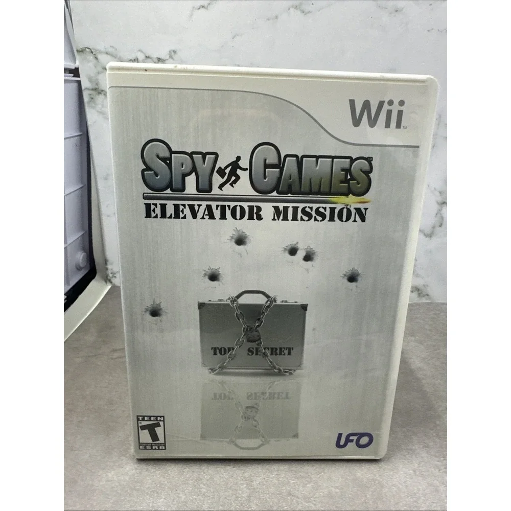 Spy Games Elevator Mission Wii Shooter.  Complete w/ Manual - Tested